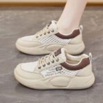 Summer Women's Casual Sneakers with Mesh Upper and Platform Sole