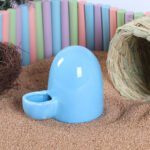 Quail Ceramic Waterer Blue
