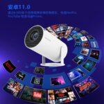 HY300 Mini Projector Portable Home Theater 1080P HD - Image 4