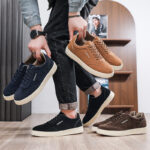 Men's Casual Shoes Board Shoes Low-Top Fashion Versatile Lace-Up Lightweight Single Shoes Cross-Border Large Size Breathable - Image 4
