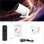 HY300 Portable Short Throw Projector High Brightness 720P Home Smart Projector - Image 2