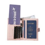 Passport Holder Wallet, Korean Style, Slim and Lightweight, for Women - Image 3