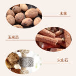 Parrot Chewing Toy Dried Fruit Wood Mango String Bird Cage Accessory for Cockatiel Lovebird Small Pet Beak Grinding Claw Grinding Hanging String - Image 5