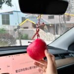 Simulation Apple Stress-Relief Car Hanging Ornament - Image 3