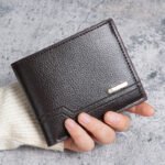 New Men's Wallet Short Bifold Fashion Casual Soft Leather Grain Large Capacity Multi-card Holder - Image 4