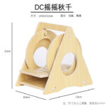 Hamster Wooden Hideout House Toy Set - Image 7
