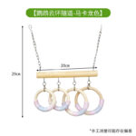 Parrot Chewing Toy Ring Swing Perch Tunnel for Budgie Cockatiel Lovebird - Image 13
