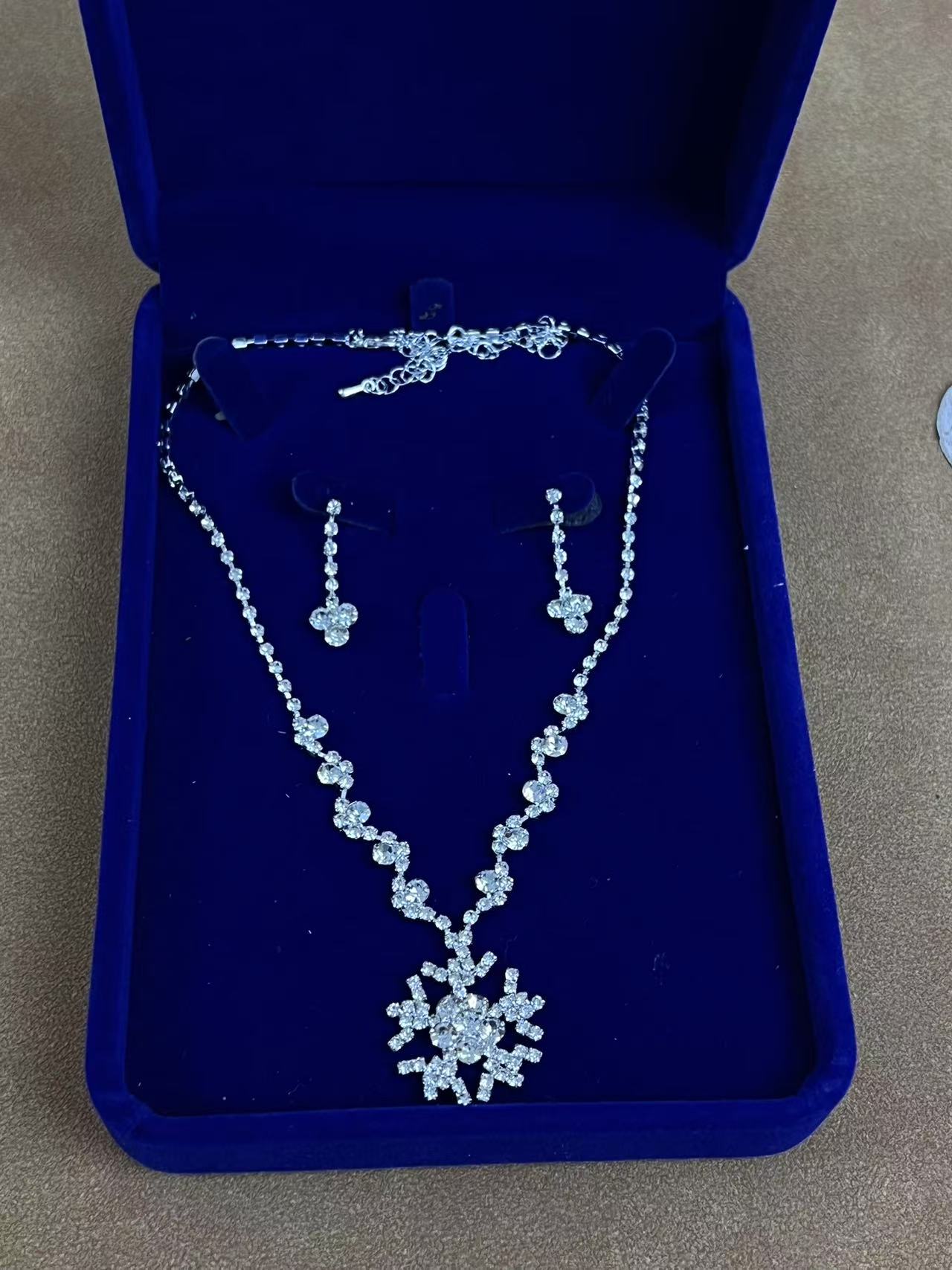 SKN1005-01 Luxury Necklace and Earrings Set Z649 - Image 1