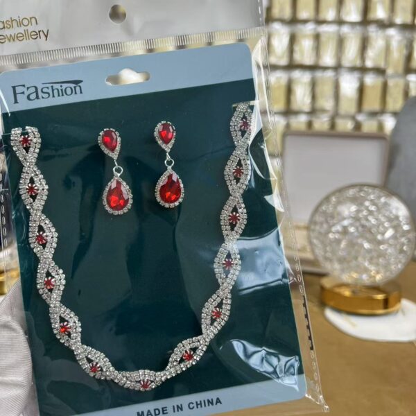 Luxury Necklace and Earrings Set Z657