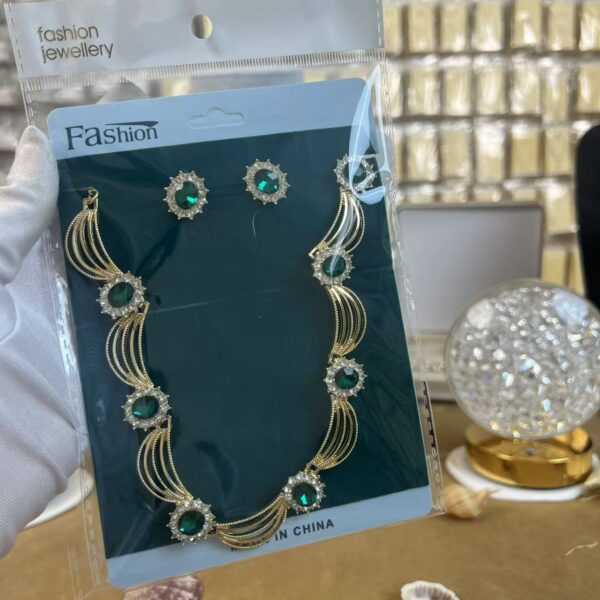 Luxury Necklace and Earrings Set Z658