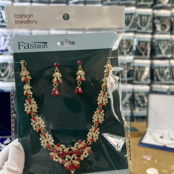 Luxury Necklace and Earrings Set Z674