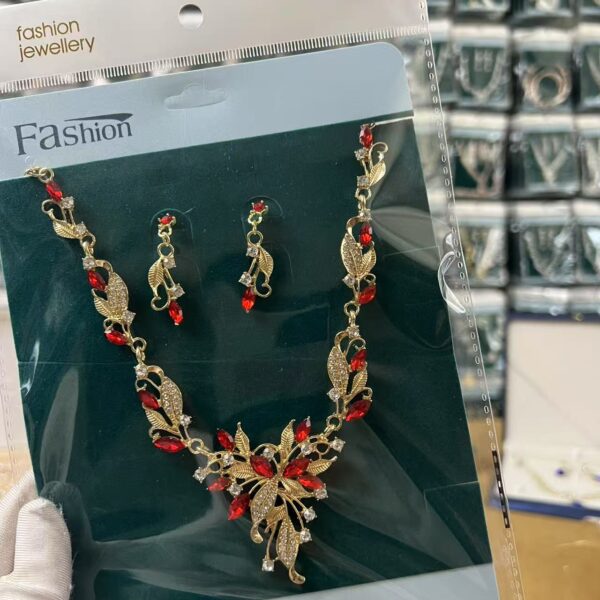 Luxury Necklace and Earrings Set Z696