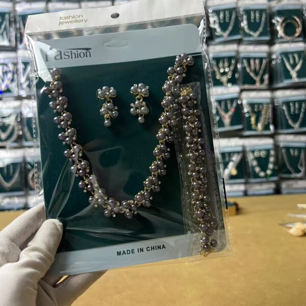 Luxury Necklace, Earrings and Bracelet Set Z745