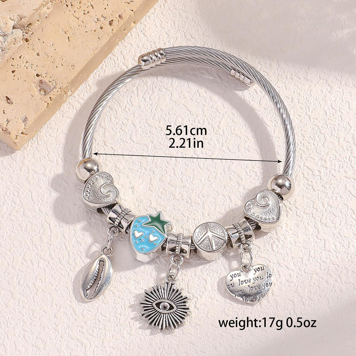 SKN220-01 Charm Bracelet 80526201 - Image 1