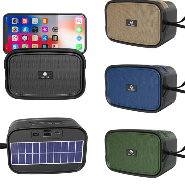 Solar Bluetooth Speaker DV-1186