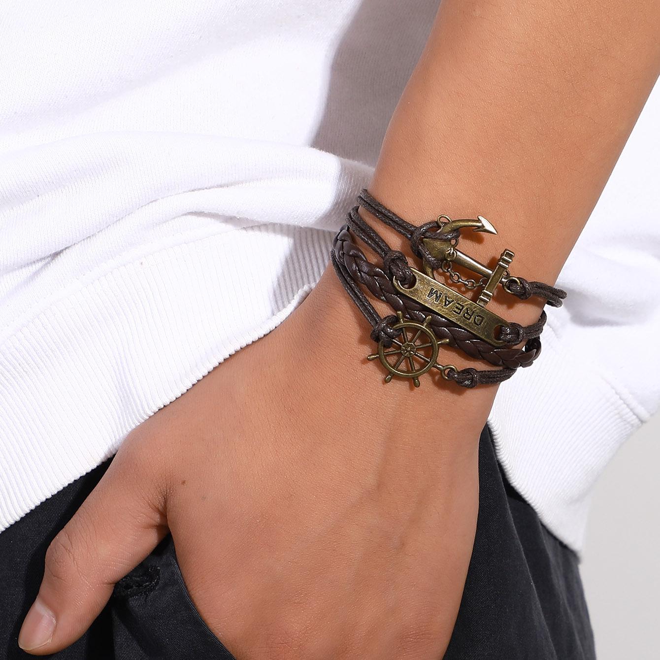SKN494-01 Anchor Bracelet ZT2237 - Image 1