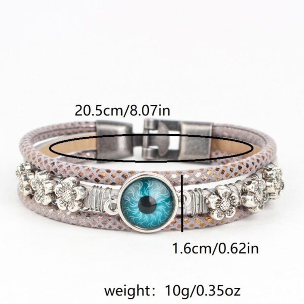 Purple Evil Eye Bracelet PDD54101