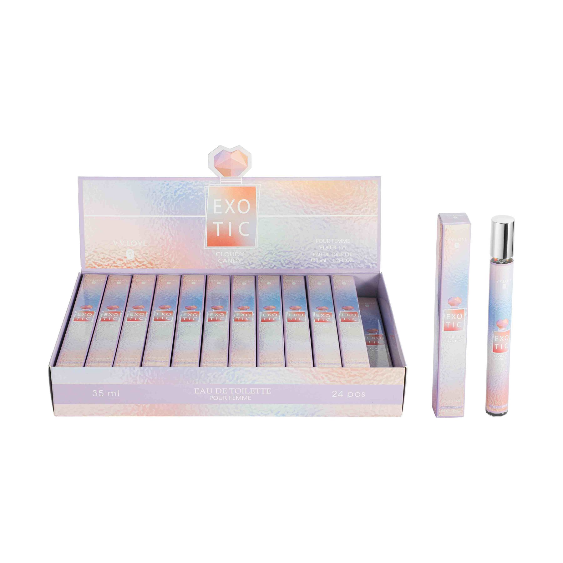 SKN561-01 Kayali Fragrances Vanilla Candy Rock Sugar | 42 Mini Perfume – 35ML - Image 1