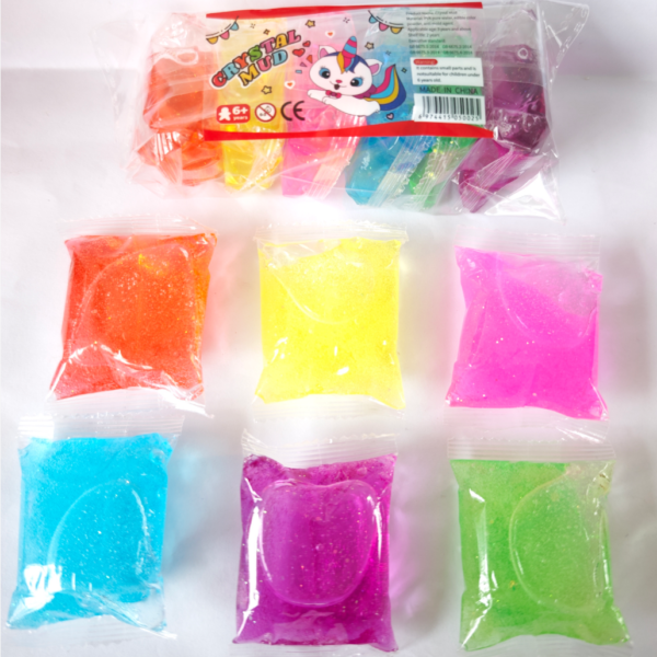 Unicorn Transparent Bag Slime Pack