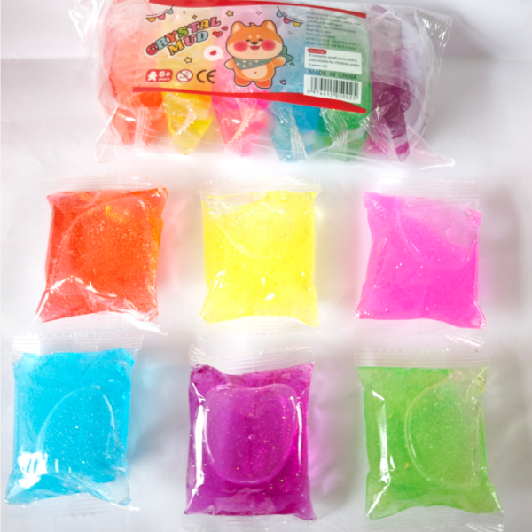 Bear Transparent Bag Slime Pack