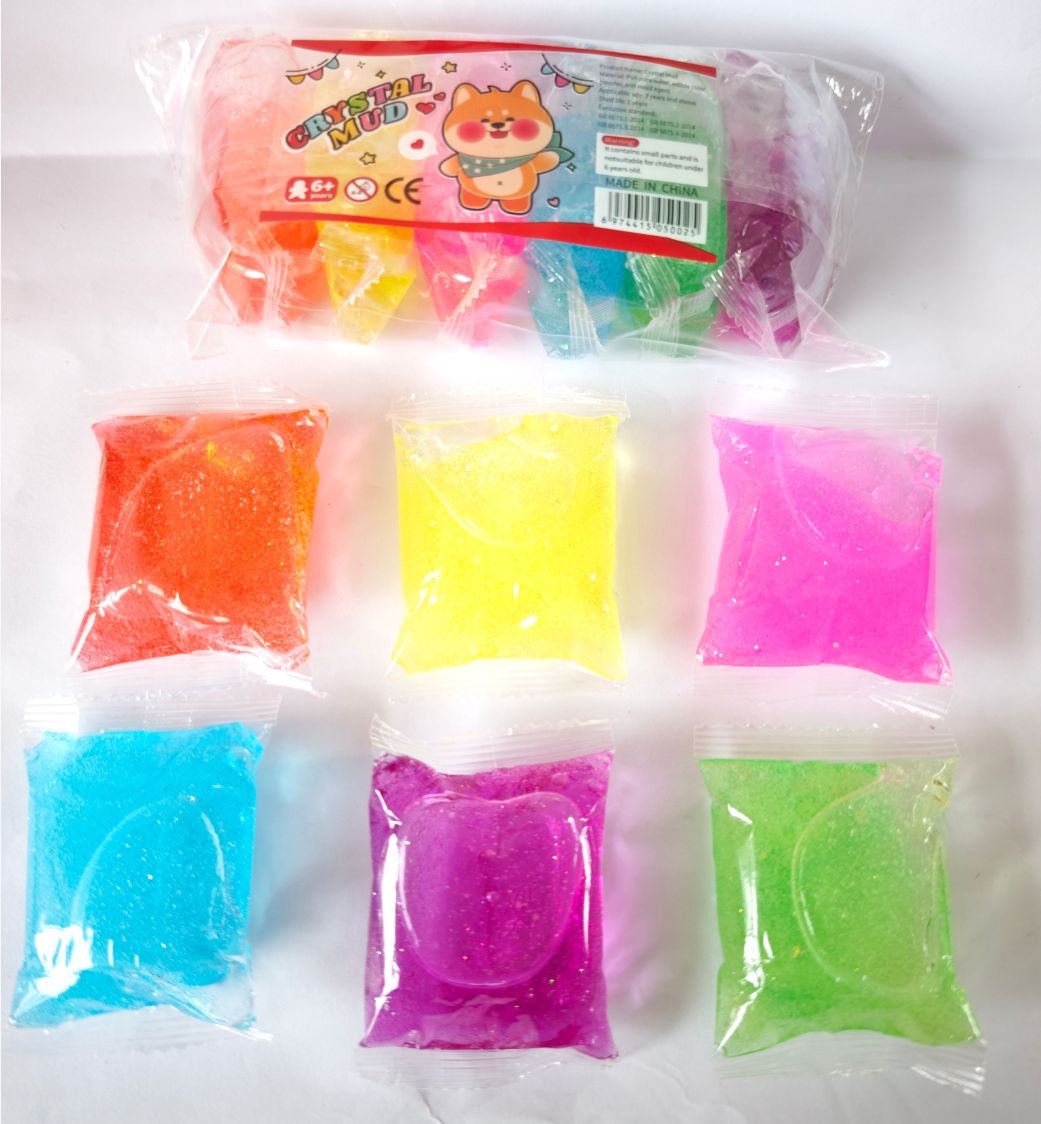 SKN6018-01 Bear Transparent Bag Slime Pack - Image 1