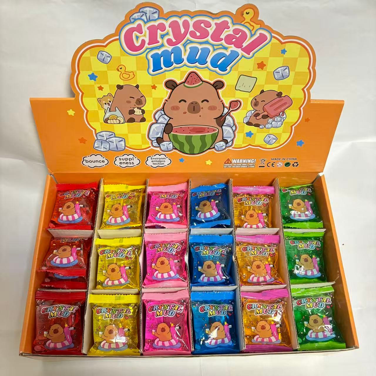 SKN6022-01 Capybara 72-Pack Boxed Slime Set - Image 1
