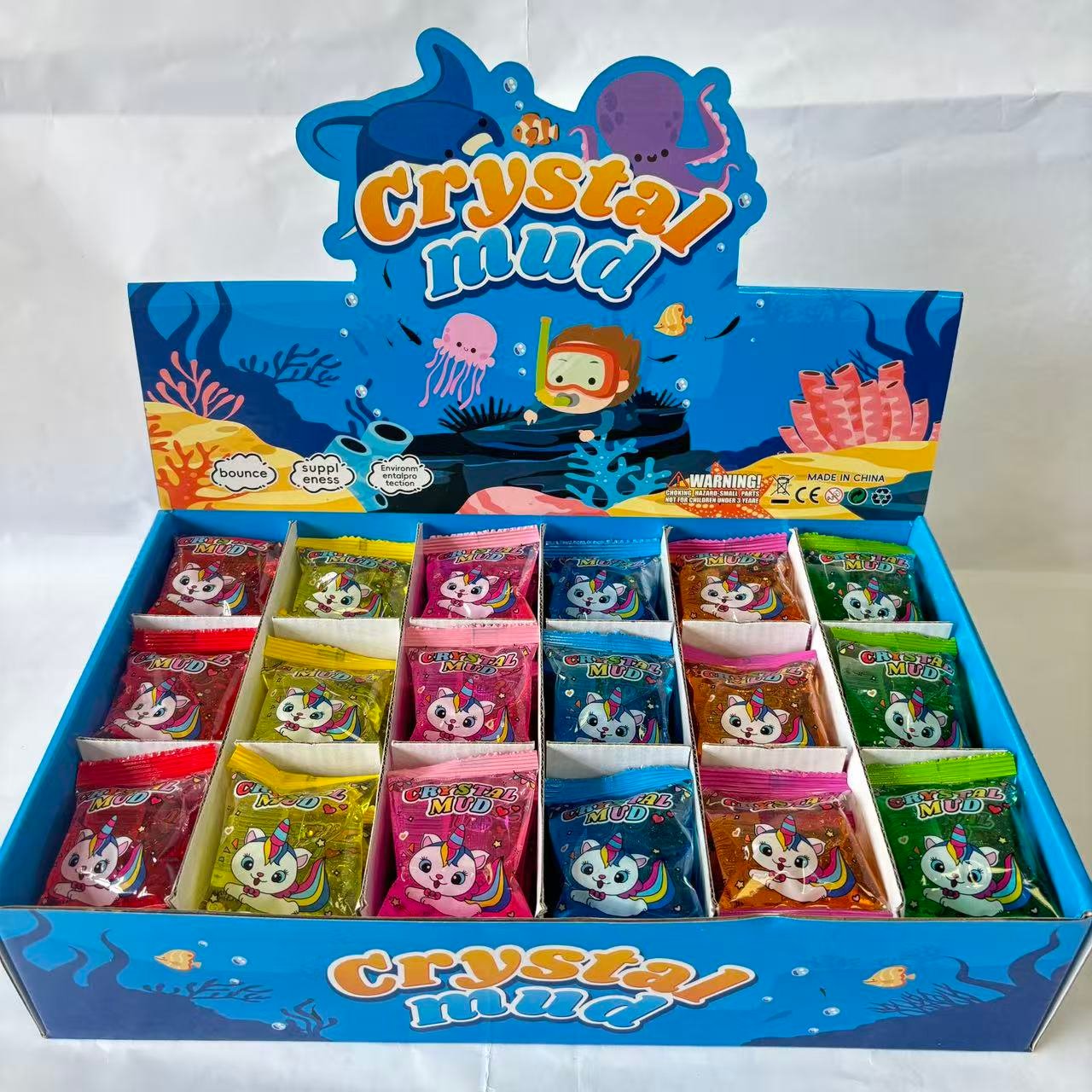 SKN6023-01 Unicorn 72-Pack Boxed Slime Set - Image 1