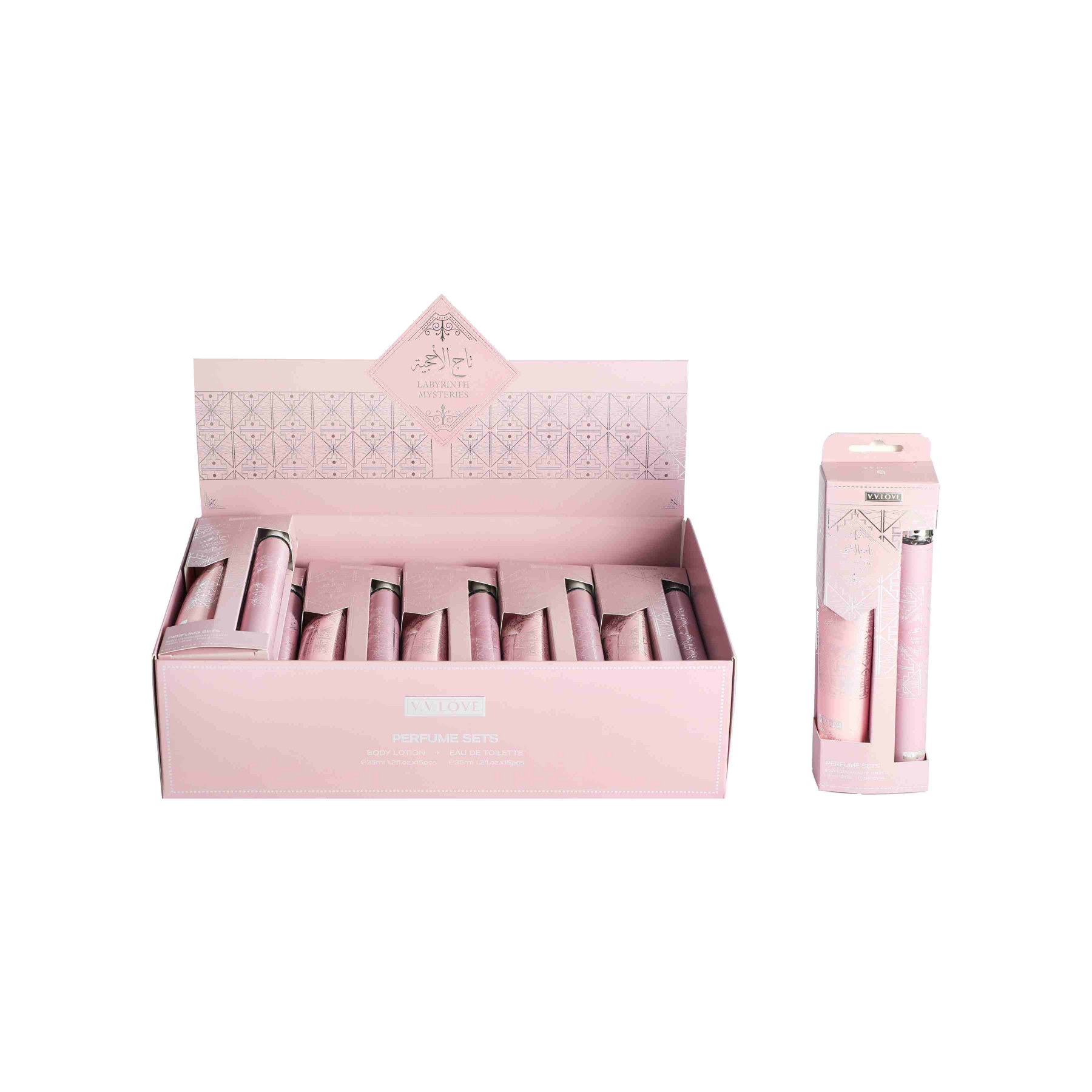 SKN622-01 Lattafa Perfumes Noble Blush Perfume Two-Piece Set – 35ml+35ml - Image 1