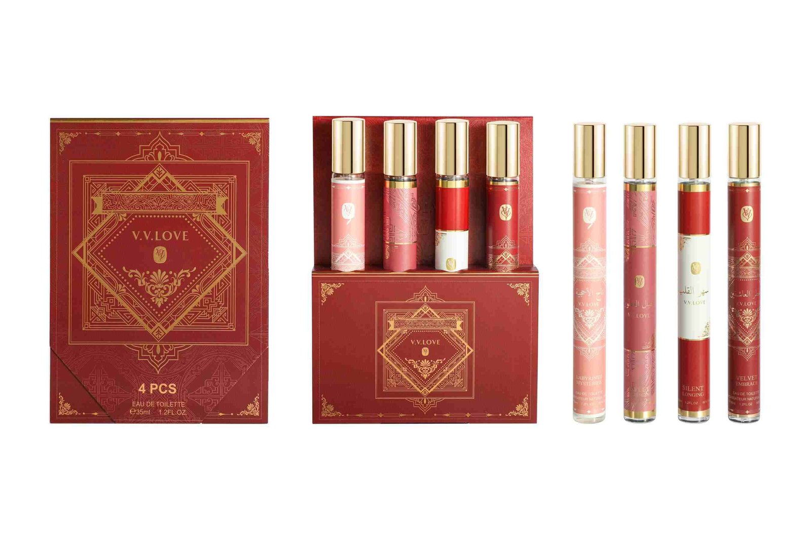 SKN654-01-1.jpg Mini Perfume Four-Piece Set VL9054-S4 – 35ml*4pcs - Image 1