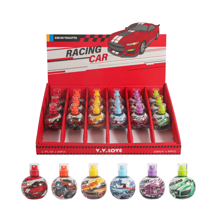SKN735-01 Speed Thrill Race Rush Track Tornado Checkered Chase Victory Vibe Wheelspin Whiff Kids Perfume – 50ml - Image 1