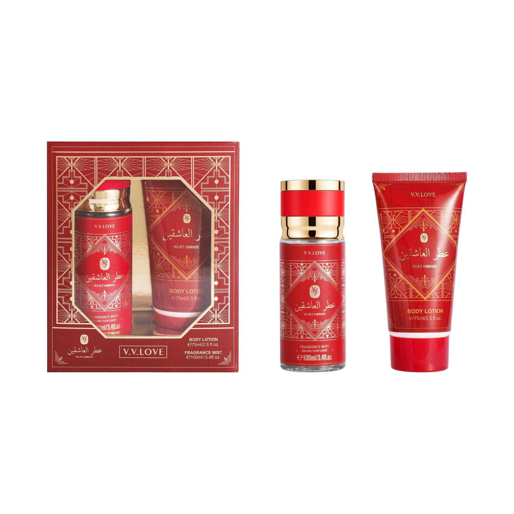 SKN922-01 Lattafa Perfumes Bade'e Al Oud Sublime Perfume & Body Care Two-Piece Set – 100ml Perfume + 75ml Body Lotion - Image 1