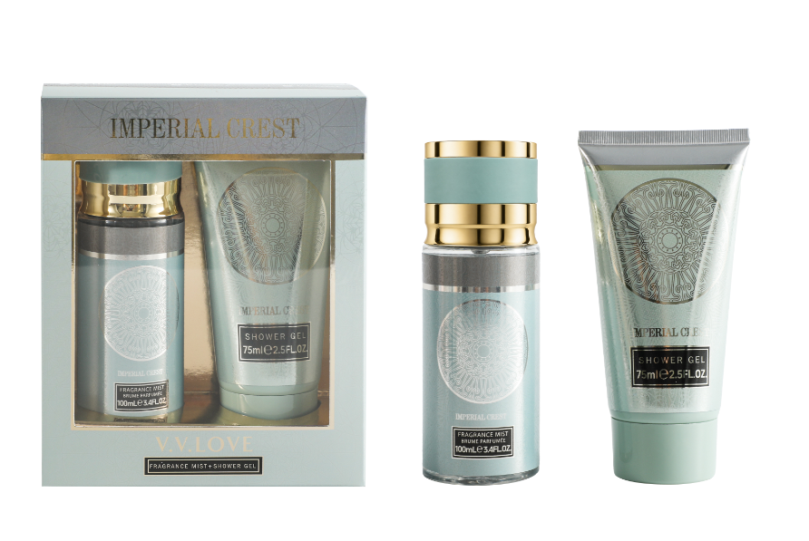 SKN933-01 Gissah Imperial Valley Perfume & Body Care Two-Piece Set – 100ml Perfume + 75ml Body Lotion - Image 1