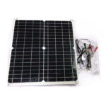 Monocrystalline 20W Solar Panel with Dual USB 18V/5V and Controller - Image 5