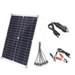 Monocrystalline 20W Solar Panel with Dual USB 18V/5V and Controller - Image 2