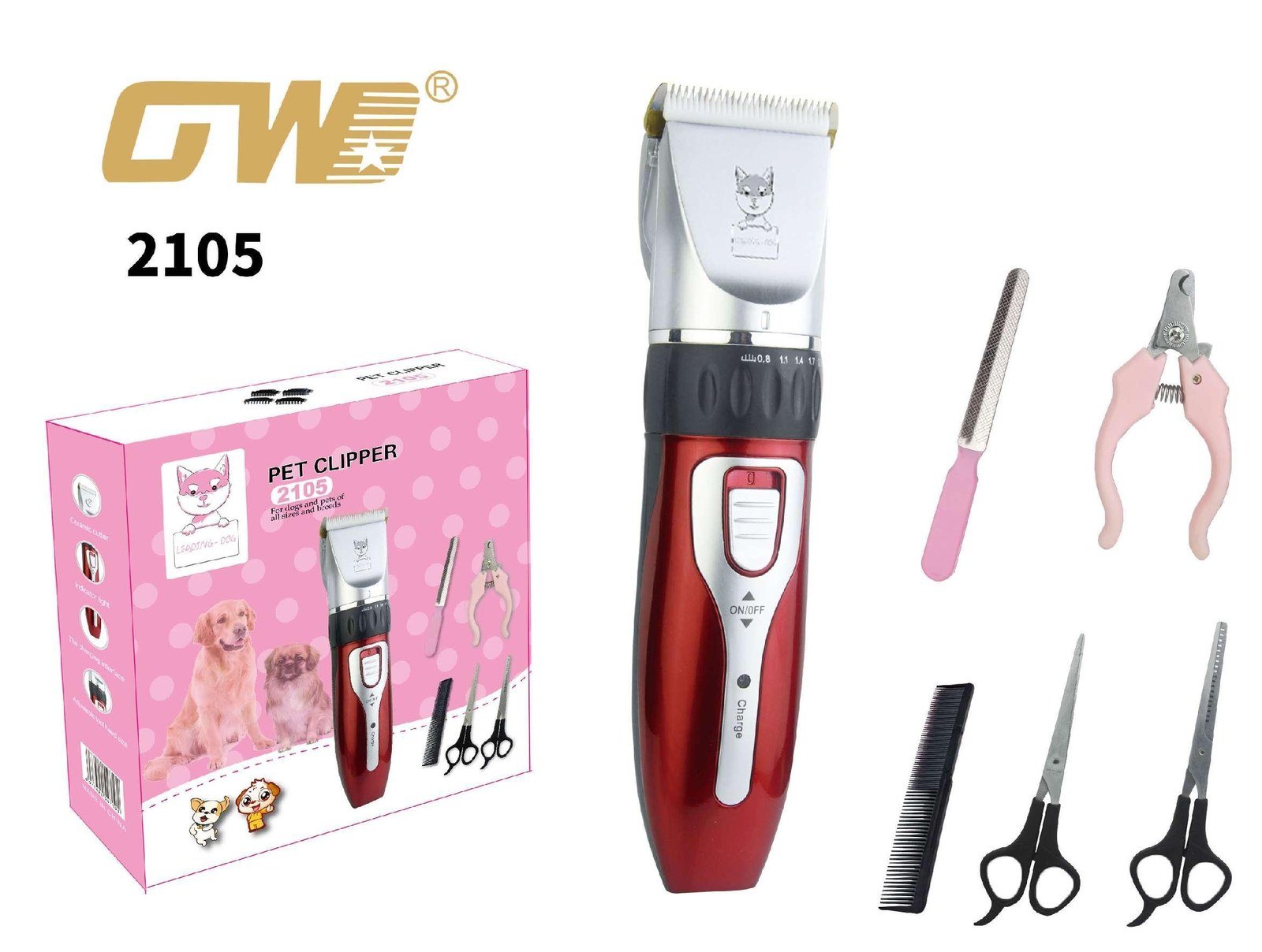 2105.jpg Pet Grooming Clipper – 2105 - Image 1