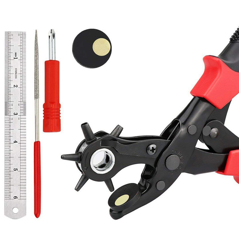 22773997958_961695768.jpg Multi-Shape Belt Hole Punch Pliers - Image 1