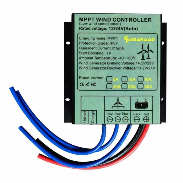 MPPT Wind Charge Controller - Low Wind Speed Boost