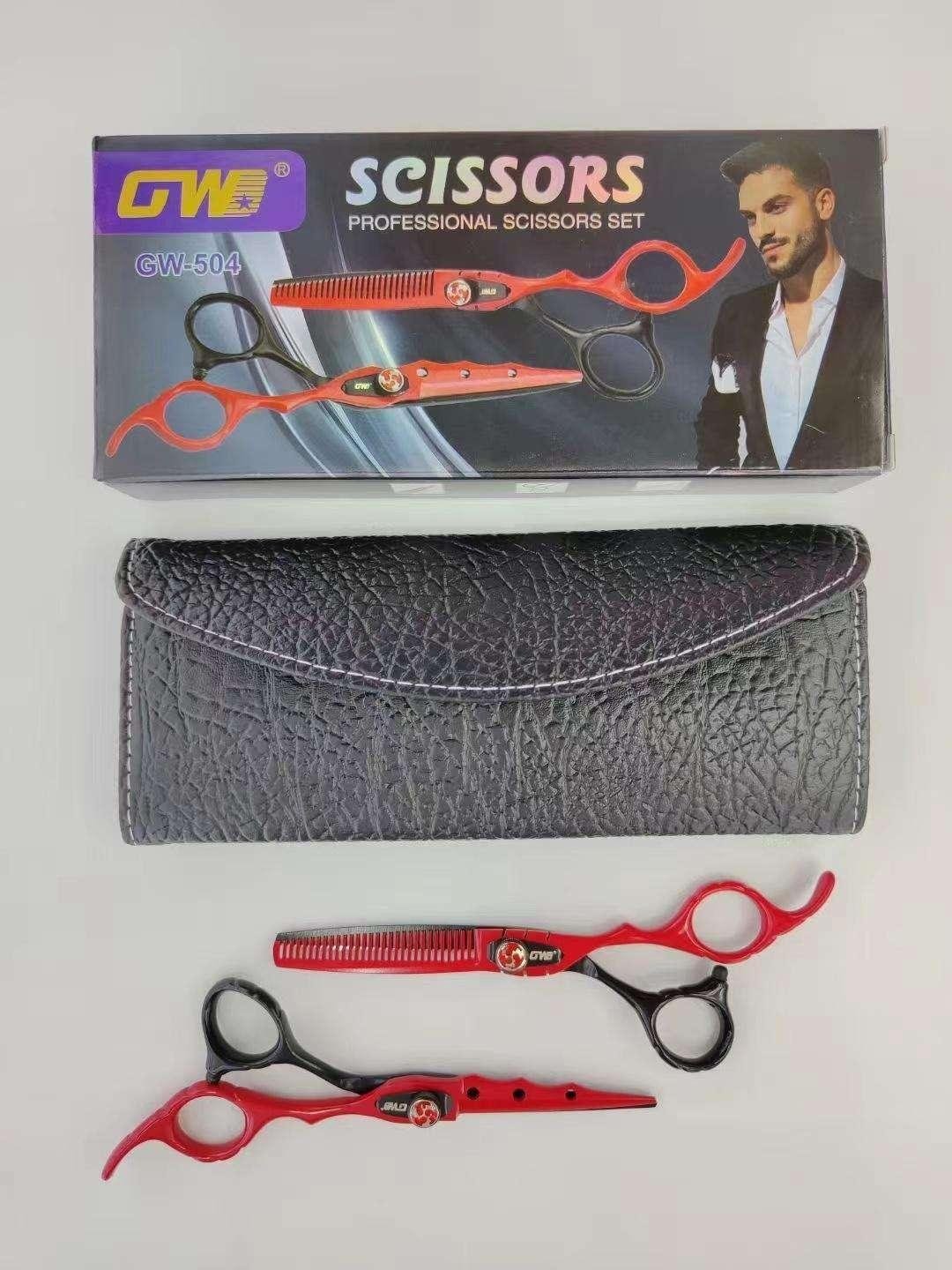 GW-504-R165.jpg Barber Scissors Set – GW-504-R165 - Image 1