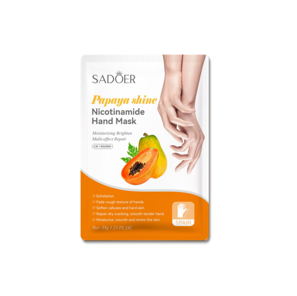 SADOER Vitamin C and Niacinamide Whitening Hand Mask/Pair