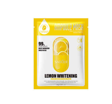HB1994-sadoer-lemon-whitening-and-moisturizing-facial-mask.png SADOER Lemon Whitening and Moisturizing Facial Mask - Image 1