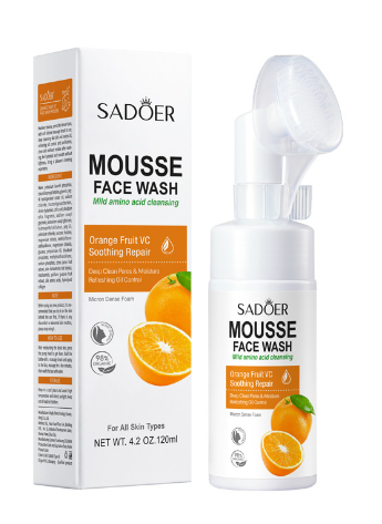 HB2034-sadoer-orange-vc-amino-acid-cleansing-mousse.png SADOER Orange VC Amino Acid Cleansing Mousse - Image 1