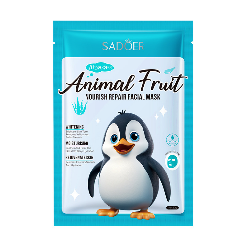 HB2050-sadoer-penguin-aloe-vera-nourishing-and-repairing-facial-mask.png SADOER Penguin Aloe Vera Nourishing and Repairing Facial Mask - Image 1