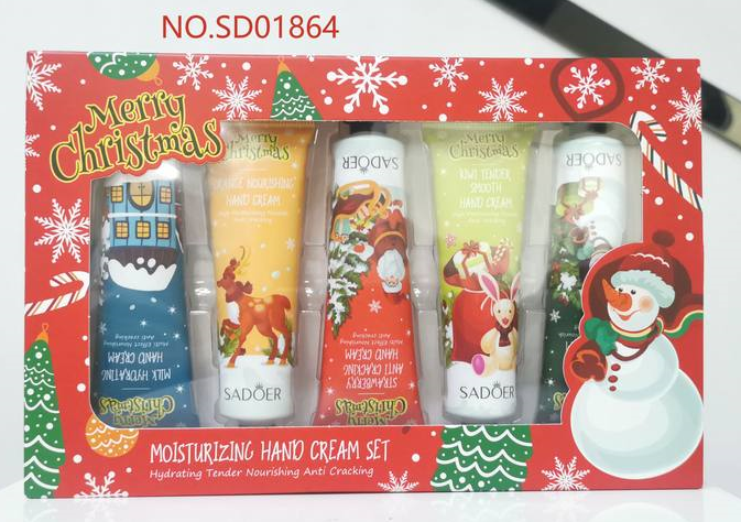 HB2148-sadoer-christmas-moisturizing-anti-dryness-hand-cream-five-piece-set.png SADOER Christmas Moisturizing Anti-Dryness Hand Cream Five-Piece Set - Image 1