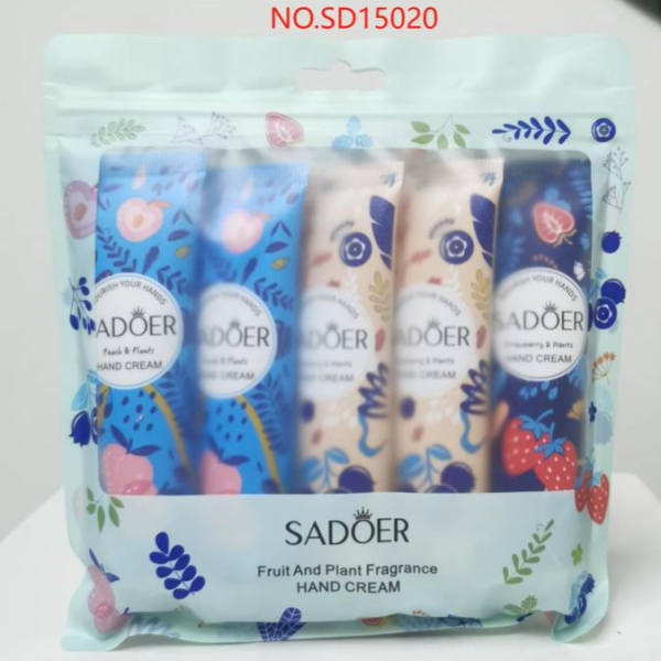 SADOER Fruit Plant Extract Fragrance Hand Cream Set - New