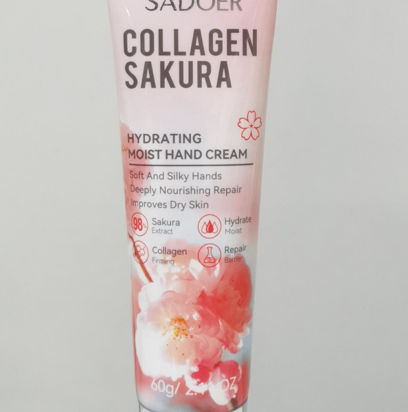 SADOER Cherry Blossom Collagen Moisturizing Hand Cream