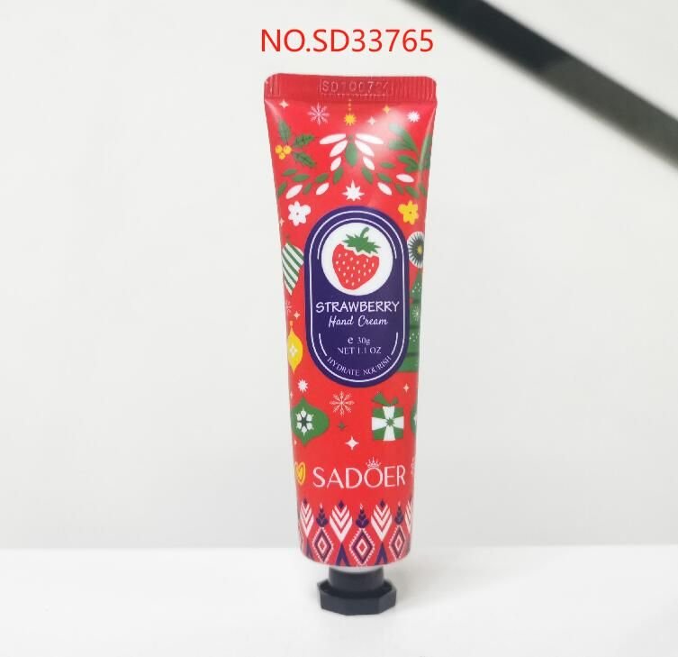 HB2441-sadoer-strawberry-nourishing-hand-cream.jpeg SADOER Strawberry Nourishing Hand Cream - Image 1