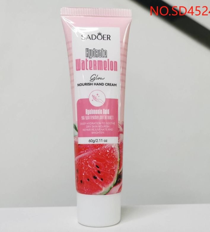 HB2674-sadoer-nicotinamide-moisturizing-and-nourishing-watermelon-hand-cream.jpeg SADOER Nicotinamide Moisturizing and Nourishing Watermelon Hand Cream - Image 1
