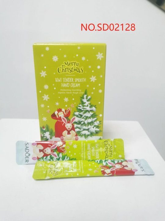HB3071-sadoer-christmas-kiwi-fruit-smooth-hand-cream.jpeg SADOER Christmas Kiwi Fruit Smooth Hand Cream - Image 1