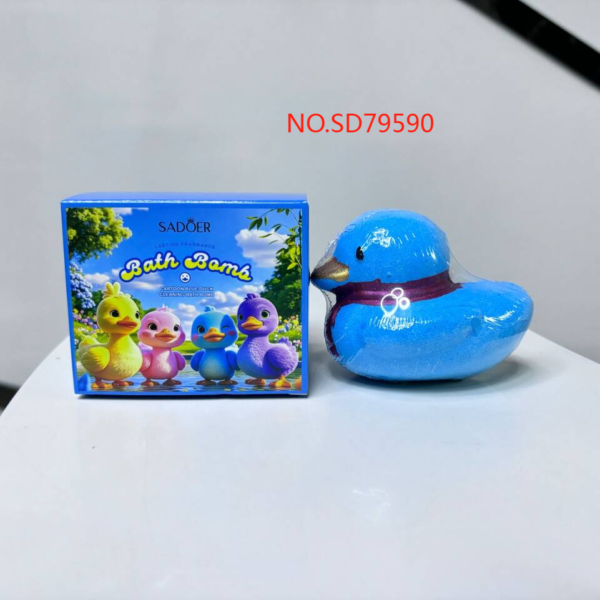 SADOER cartoon blue duck cleaning bath salt ball