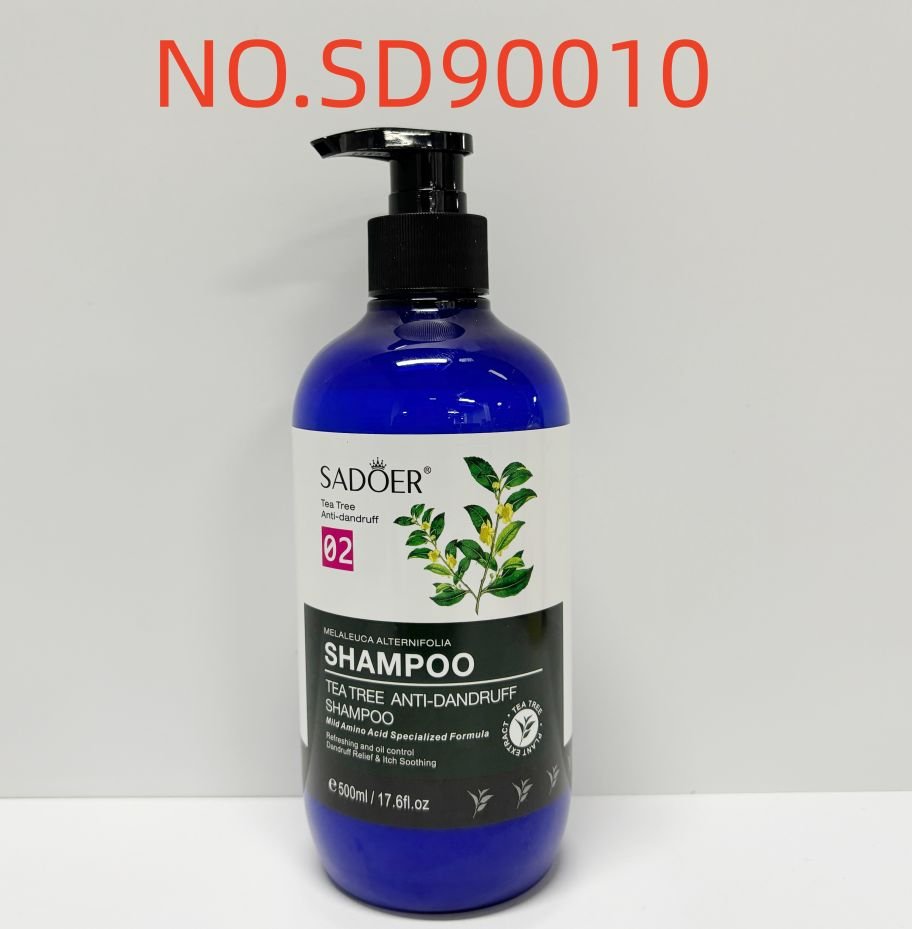 HB3845-sadoer-tea-tree-anti-dandruff-shampoo-foreign-version-500ml.jpeg SADOER Tea Tree Anti-Dandruff Shampoo 500ML - Image 1